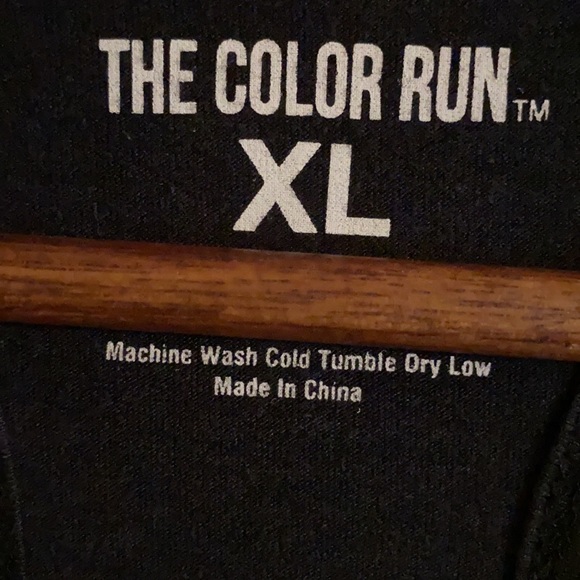The color run racer back tank top size xl - Picture 4 of 5